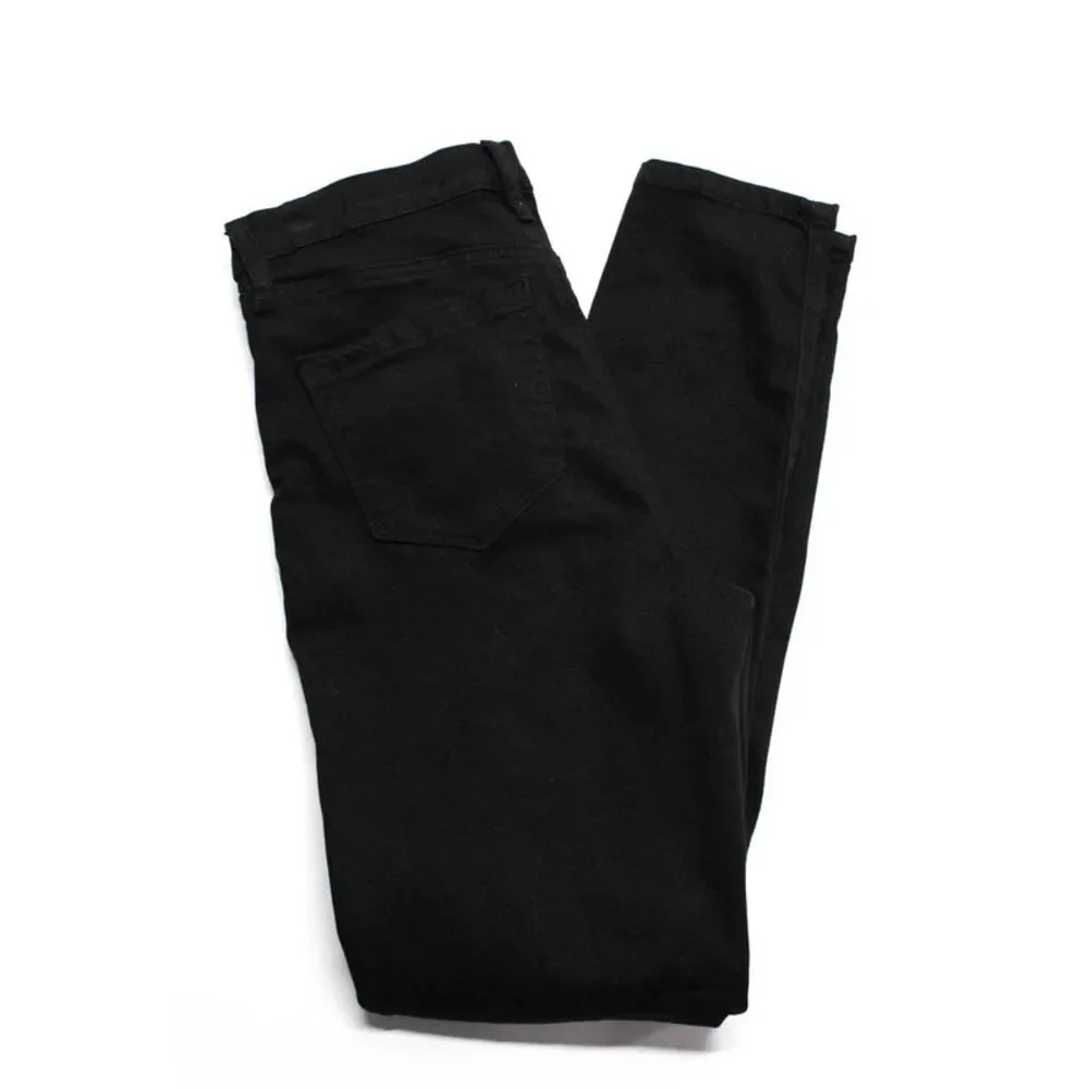 Blank NYC Womens Fashion High Waist Slit Skinny Jeans Black Size 27 11523609
